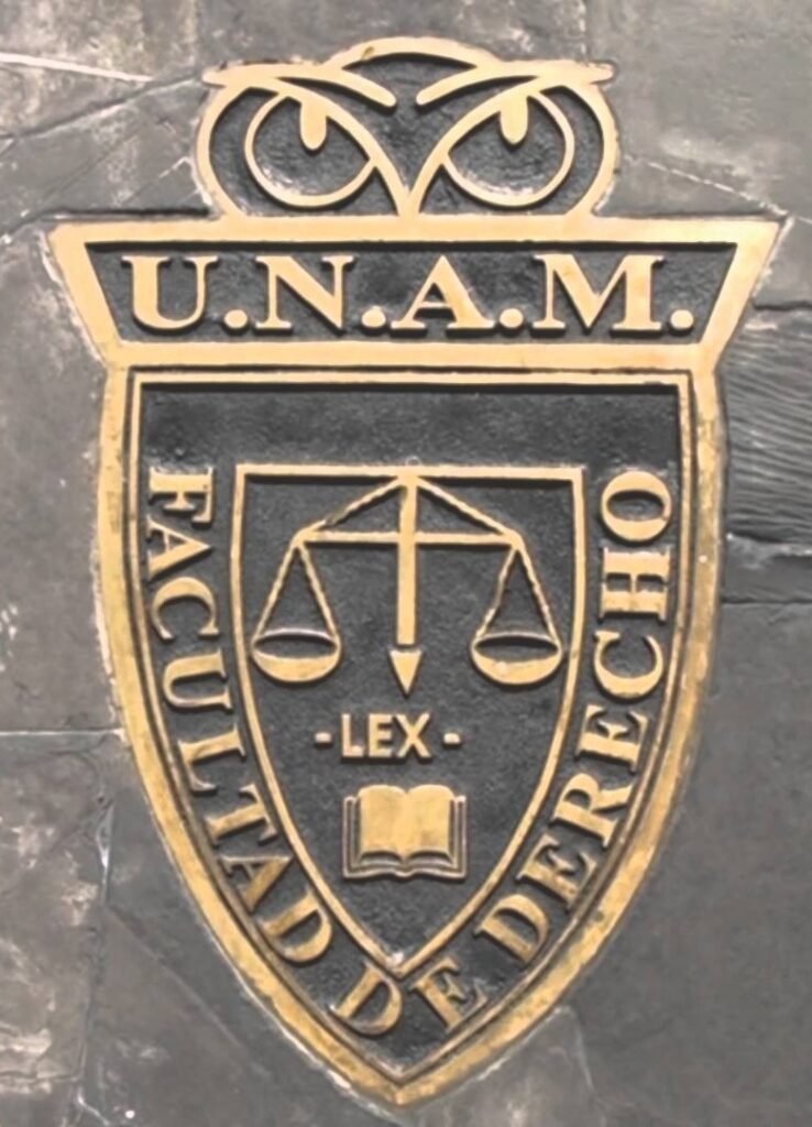 Logo UNAM Fac Derecho VECTORES PARA MAQUINAS DE CORTE LASER